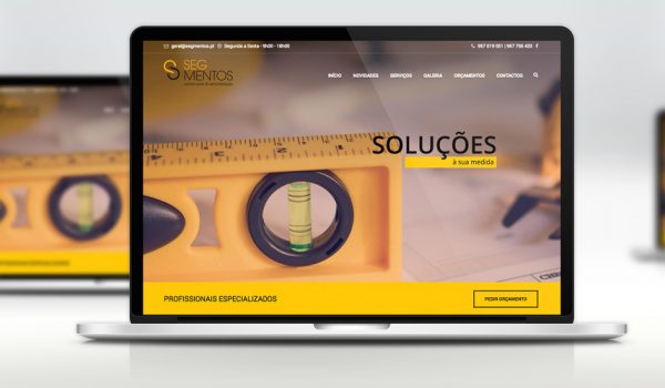 Novo site Segmentos